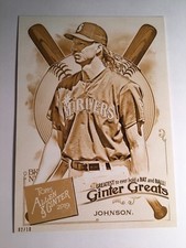 2019 Topps Allen & Ginter Ginter Greats 5x7 Randy Johnson Mariners 18 /10
