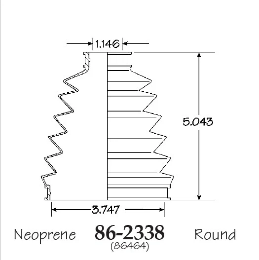 Bota de eje CV interior y exterior para Honda Ridgeline AWD delantera 2017-2018 Foto 4 de 4