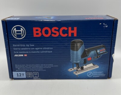 BOSCH Barrel-Grip Jig Saw ~ JS120N ~ 12V MAX ~ NO BATTERY, TOOL ONLY