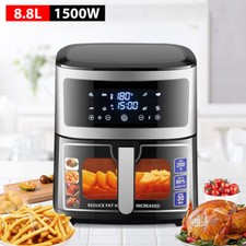 8.8L Air Fryer 1500W LCD Frying Oven Healthy Oil-Free Cooker for Kitchen