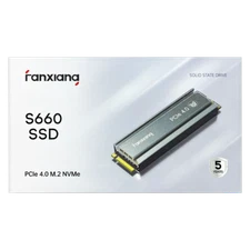 FANXIANG S660 SSD 500GB SSD M2 NVMe PCIe 4.0 x4 M.2 2280 Drive Internalfor PS5