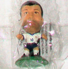 Corinthian Microstars FRANCE Away ZIDANE MC951 GREEN BASE - UK Series 5 Add On 2