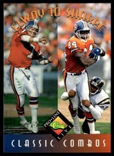 1994 Classic Pro Line Live Classic Combos John Elway Shannon Sharpe #394