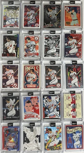 Topps Project 2020 MIKE TROUT Complete Set of 20 Cards Sealed Includes #4 Ermsy