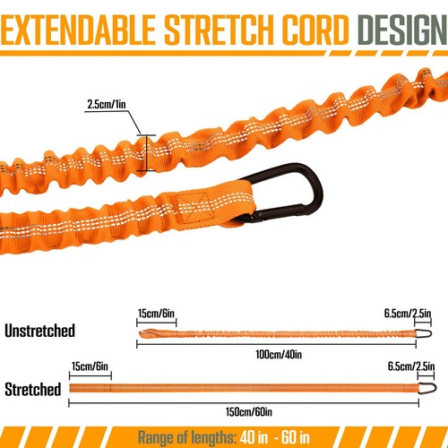 2 Pack Kayak Paddle Leash Paddle Board Leash Fishing Lanyard Tool Tether with... - Picture 2 of 6
