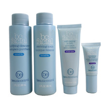 4pc Beauticontrol BC Facial Travel Set - Cleanser, Tonic, Exfoliant Eye Creme