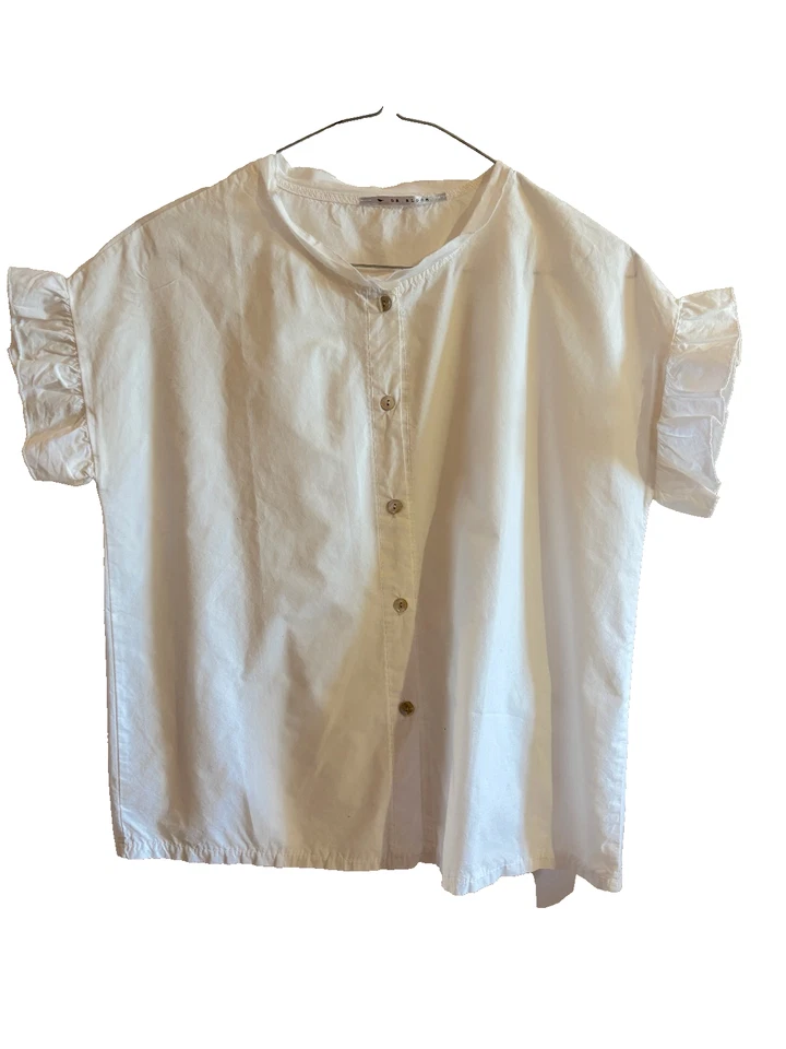 DE BLOOM chemisier blanc taille S ou 36 - Photo 1/4