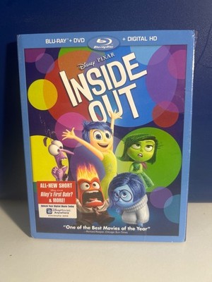 Disney  Pixar Inside Out (Blu-Ray + DVD + Dig HD) w/slip.. ..BRAND NEW & SEALED!