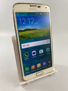 Samsung Galaxy S5 weiß entsperrt 16GB 5,1" 16MP Android Smartphone Defekt #C11