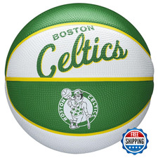 WILSON NBA Team Retro Mini Basketball - Boston Celtics Fan, Outdoor