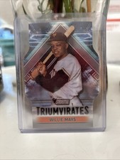 2023 Stadium Club #T-29 Willie Mays Triumvirates