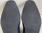 Hermès Mens Black Suede Square Moc Toe Chukka Boots with Vibram Soles EU 41 US 8 — photo 10