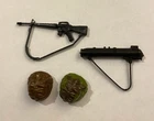 G.I. GI JOE gijoe FOOTLOOSE WEAPONS PARTS LOT #2 gun rocket helmet more FREESHIP