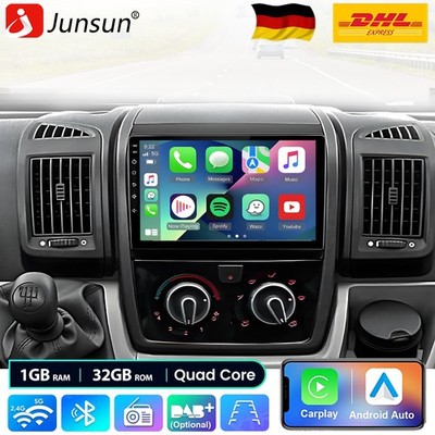 Wireless Carplay Android13 für Fiat Ducato 2011-2022 Autoradio GPS Navi SWC DAB+