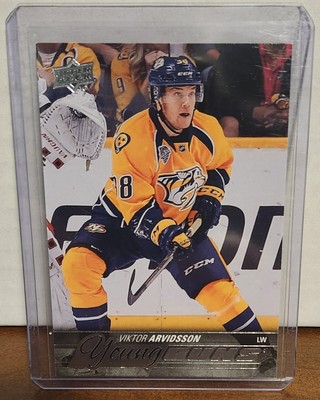 2015-16 Upper Deck Young Guns Viktor Arvidsson #222 Nashville Predators