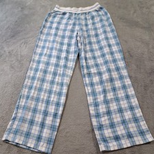 Art Class Girls Blue Plaid Pajama Pants Size XL 14 Elastic Waist Drawstring