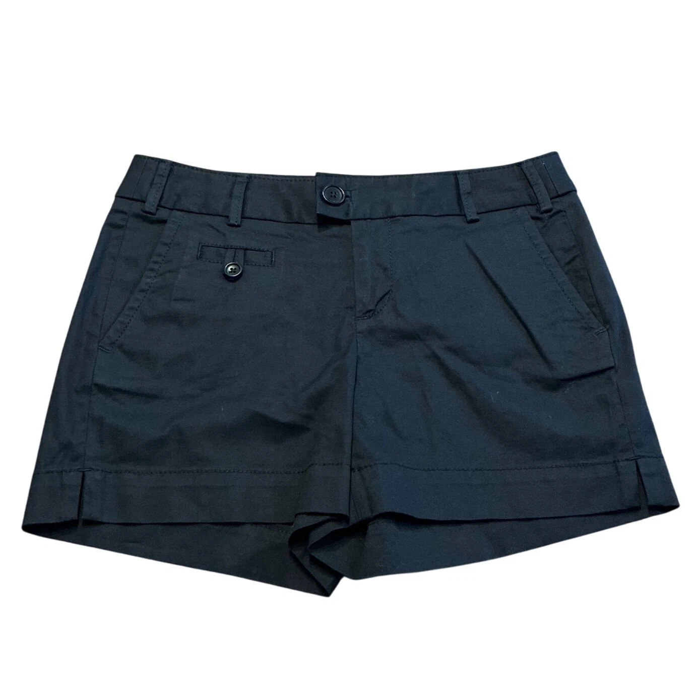 Banana Republic Martin Fit Black Stretch Shorts Womens Size 0