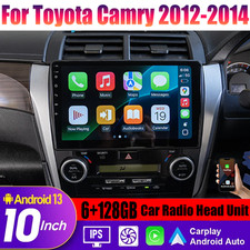 Wireless Apple Carplay & Android Auto Radio Head Unit For Toyota Camry 2012-2014