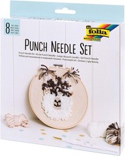 8 Pezzi con Motivo Alpaca Bianco e Marrone Lana Uncinetto 23411 Set