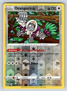 Oranguru 148/202 Reverse Holo Rare Sword & Shield Base Set