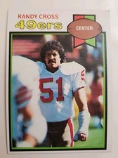 1979 Topps Football Card 513 Randy Cross San Francisco 49ers 