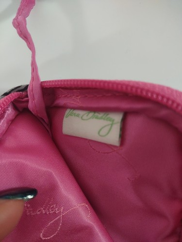 Vera Bradley Portamonete Multicolore, Zip 4in Largo 3in Alto - Foto 4 di 5