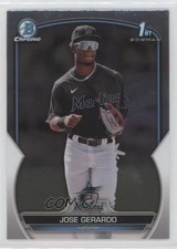 2023 Bowman Chrome Prospects Jose Gerardo #BCP-195 5aj