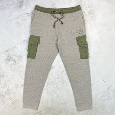 Ralph Lauren 'Mojave Desert Trails' Grey Cargo Joggers Size Large L W34” L28”