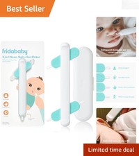 3-in-1 Baby Grooming Tool: Nose Picker, Nail Ear Cleaner with Case