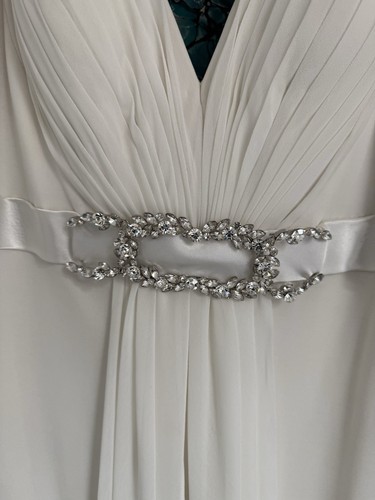 Stunning Empire Line Wedding Dress, Ivory, - Picture 3 of 11