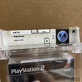 Nightshade PS2 Sony PlayStation 2 New Graded Game WATA 9.4 A Not VGA Night Shade