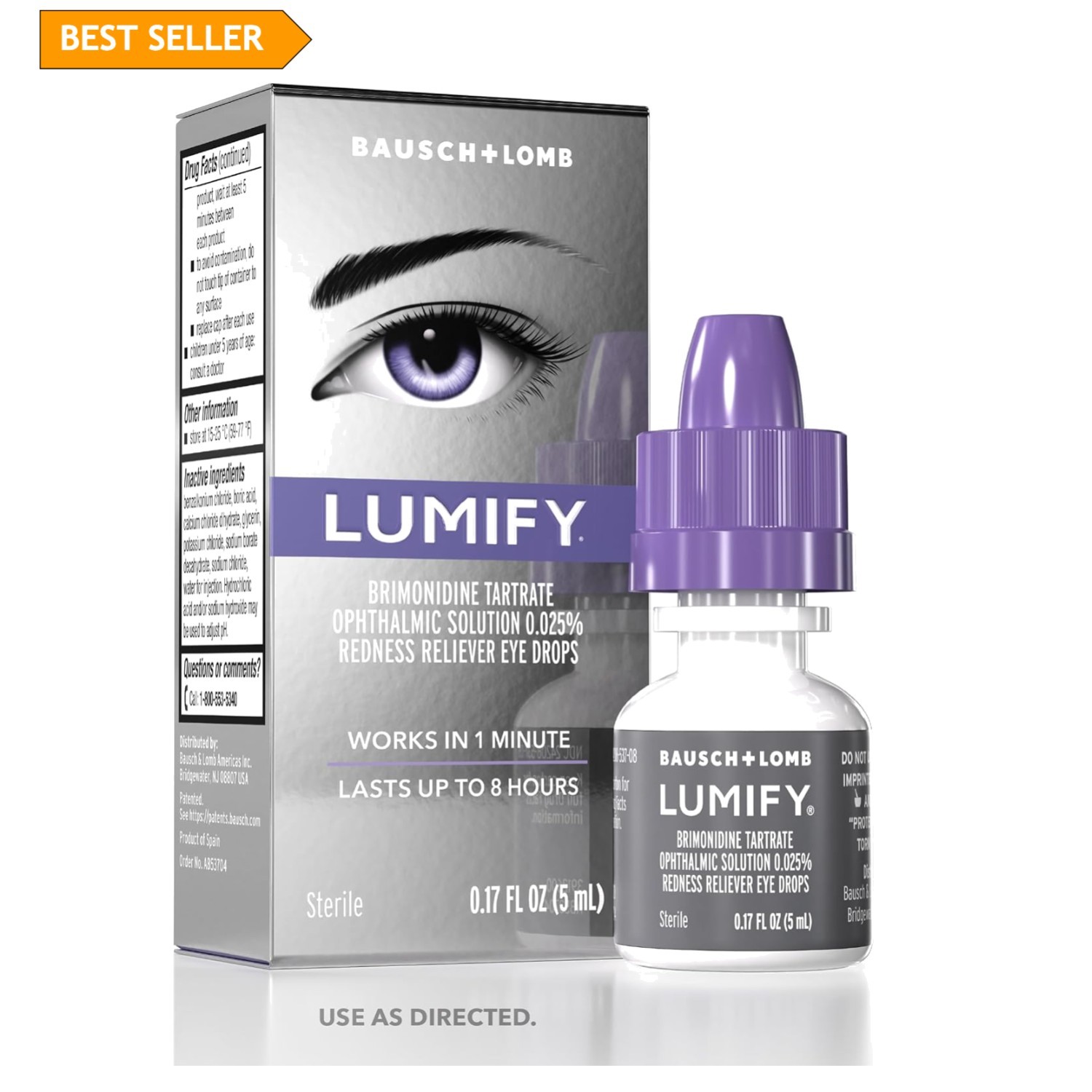 For Redness Relief - Quick & Lasting Brightness 0.17 Fl Oz