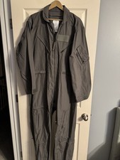 CWU-27/P Flight Suit 44R Coveralls Mens Sage Green Carter Industries Military