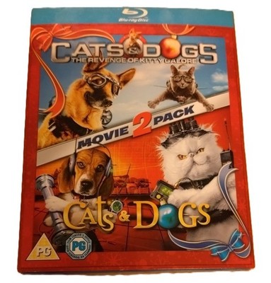 Cats & Dogs 1+2 [Blu-Ray] Wie Hund und Katz, Die Rache der Kitty Kahlohr, Box, 2
