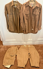 VTG Three sets authentic WW1 US Army uniforms: shirts and breeches/jodhpurs