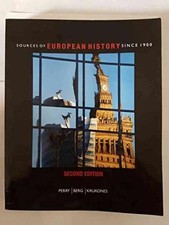 Sources of European History - Paperback, by Perry Marvin; Berg - Acceptable