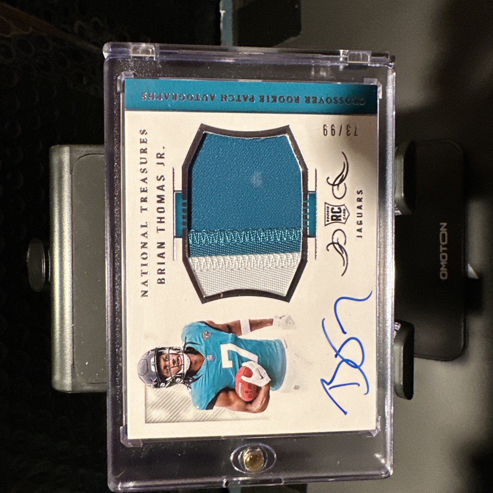 2024 National Treasures Brian Thomas Jr Crossover Rookie Patch Auto /99 RC