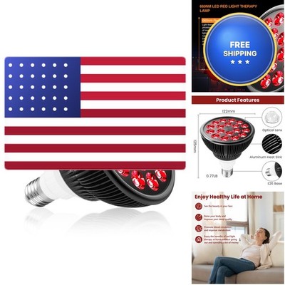 Aumtrly Red Light Therapy Bulb 18 LEDs 660nm