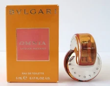NIB BVLGARI OMNIA INDIAN GARNET EDT 5ML/0.17 FL. OZ. SPLASH ITALY MINI TRAVEL