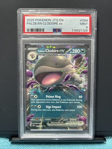 2025 Pokemon SV Journey Together - JTG EN Paldean Clodsire ex Holo #94/159 PSA 9