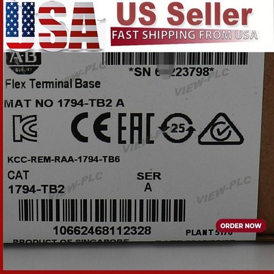 1 PCS New Factory Sealed 1794-TB2 SER A Flex Terminal Base 1794TB2 In US Stock