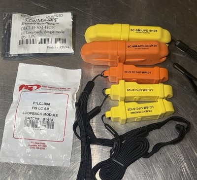 Westek Loopback MM SM Fiber Optic Loopback Lot