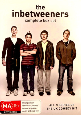 The Inbetweeners: The Complete Series 1-3 (DVD, 3-Disc set) NEW
