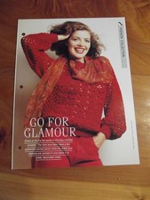 CROCHET PATTERN GO FOR GLAMOUR FASHION COLLECTION CREATIVE NEEDLES *GREAT*