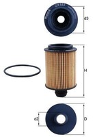 Knecht ÖLfilter OX 553D FüR Alfa Romeo CitroËN Passend FüR Fiat Ford Lancia