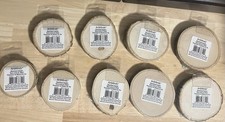 Artminds Lot Of 9 Small Basswood Coaster Round for Wood Burning, Home Decor