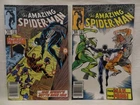 PAIR OF 1985 AMAZING SPIDER-MAN COMICS..VOL.1.NO.265,266..MARVEL..THE BLACK CAT!