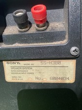 Pair Sony Vintage Speakers H380