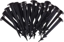 50 Pcs 4.5 Inches Multifunctional Plastic Yard & Garden Stakes Anchors for Plant