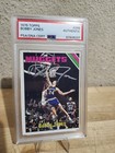 1975-76 TOPPS BOBBY JONES #298 ROOKIE RC 76ERS AUTO INSCRIPTIONS SILVER PSA DNA